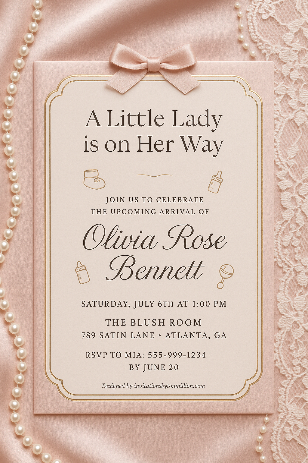 Chic Minimalist Baby Shower